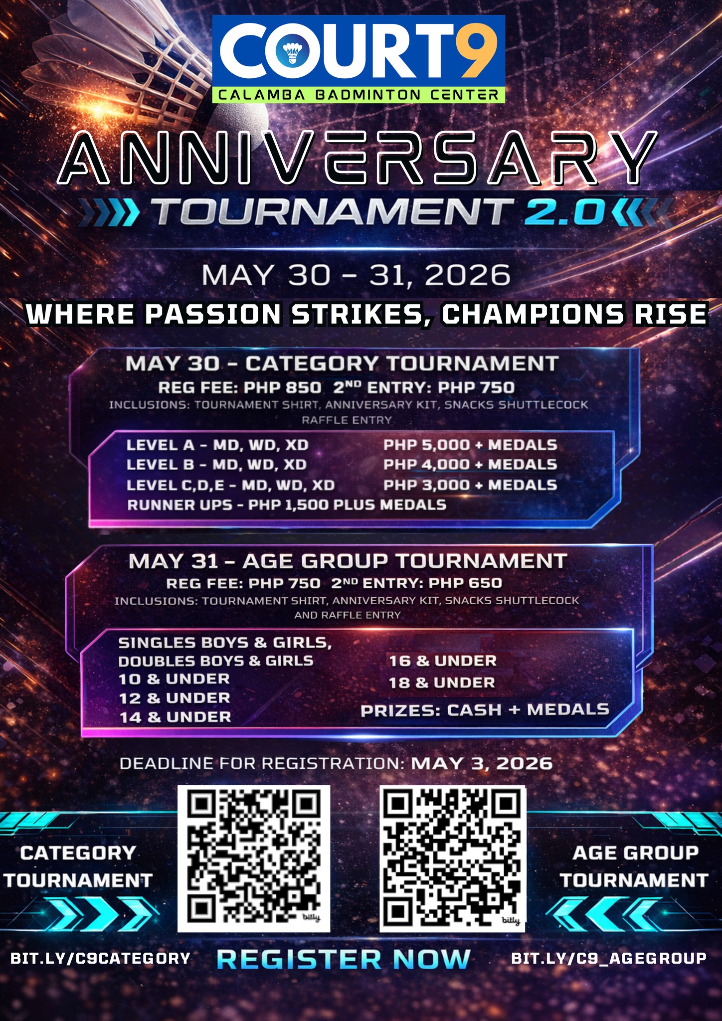 COURT9 Anniversary Tournament 2.0