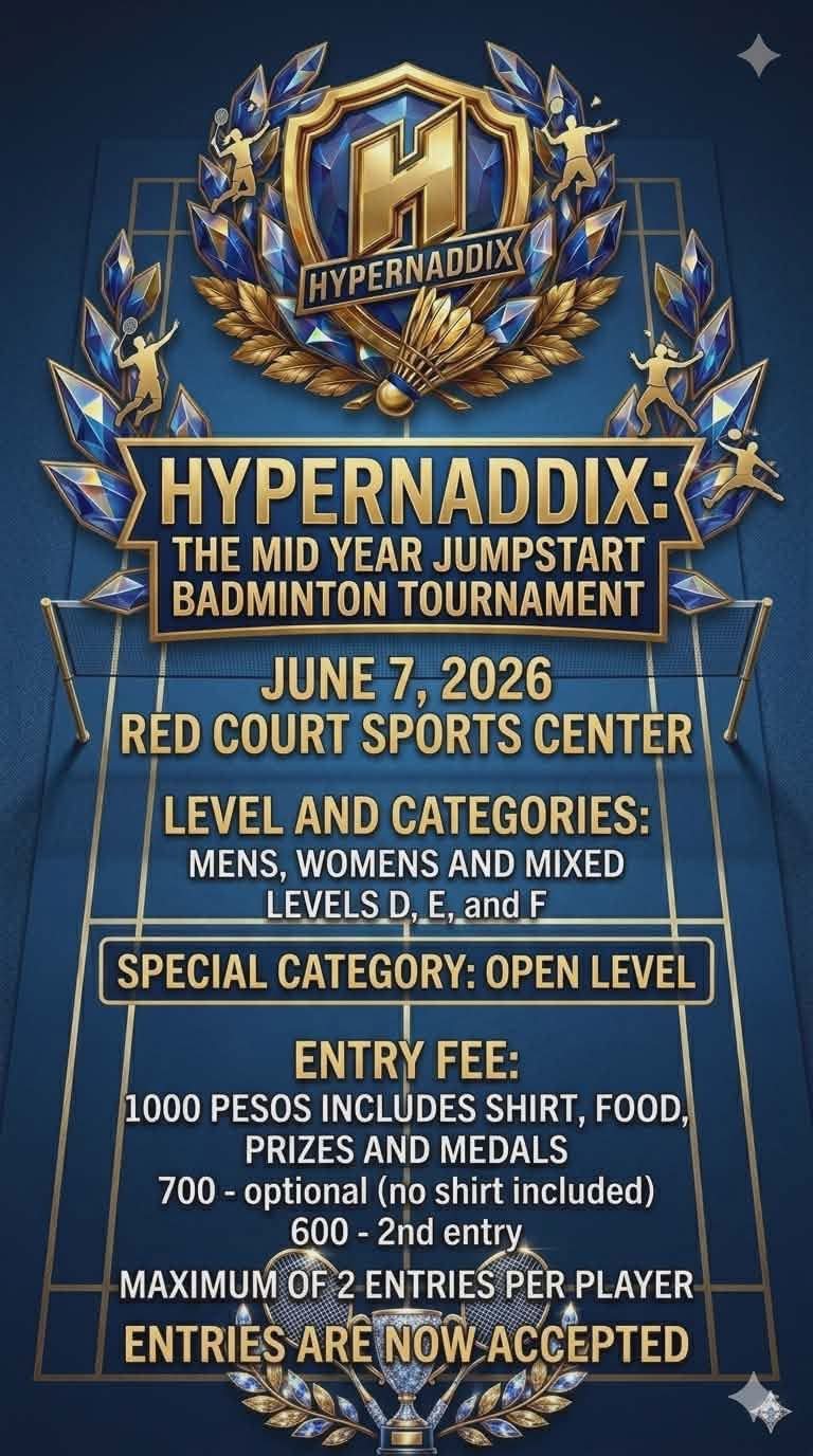Hypernaddix: 2026 Mid Year Badminton Tournament